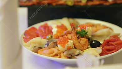 Meat and fish dishes