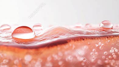 close up cell membrane moisture absorb