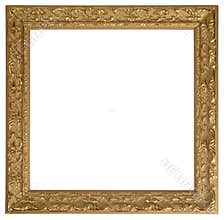 Gold picture frame