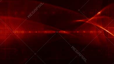 Abstract technology background LOOP red