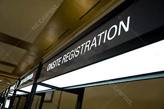 Registration Booth Sign