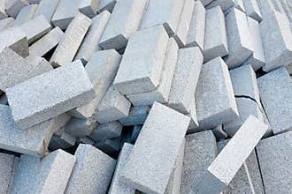Concrete blocks or bricks
