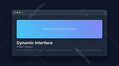 Dynamic Interface Animation - Modern Web Design and Development Concept