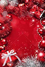 Red Christmas Background