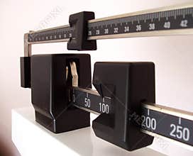 Side view of scale