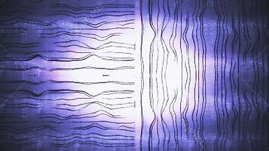 Abstract Purple Hand Drawn Line Pattern Animated Vignette Loop Background