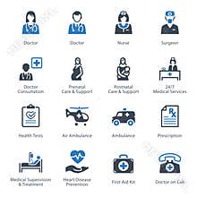 Medical & Health Care Icons Set 1 - Services