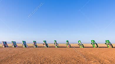 Route 66: Cadillac Ranch, Amarillo, TX