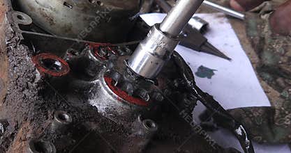 Motorcycle Clutch Assembly Engine Repair