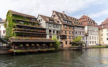 Traditional Half Timbered Houses in Petite France