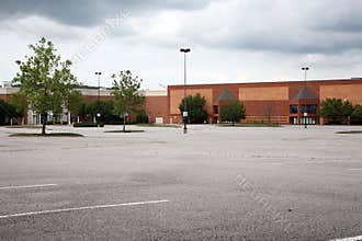 Empty parking lot