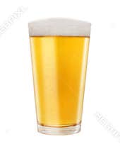 Glass of Golden Light Beer