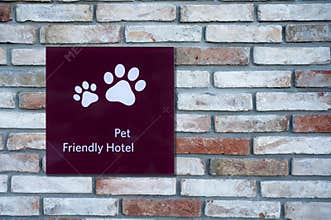 Pet Friendly Sign