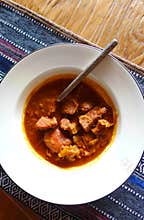 Thai style curry dish