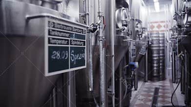 Modern German brewery laboratory production