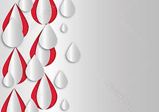 Blood drops background