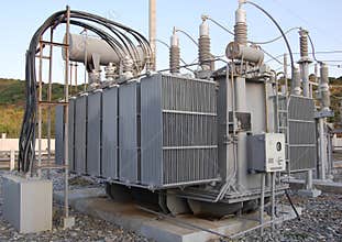 Power plant transformer