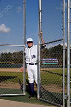 Ball player ends Baseball Season
