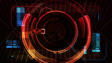 Technology Security Scan Display Screen (4K)