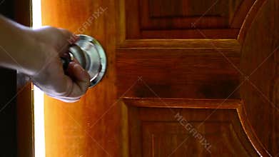 Open door to start concept