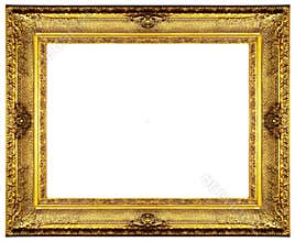 Gold ornate frame
