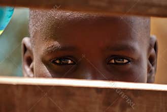 Young african boy