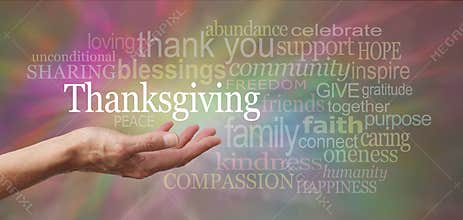 Thanksgiving in the palm of your hand