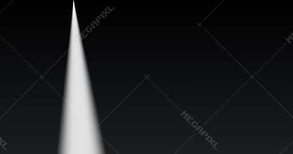 Soft volumetric high-beam spotlight moving seamless loop.