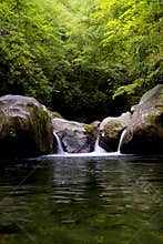 Great Smoky Mountains National Park Midnight Hole Falls