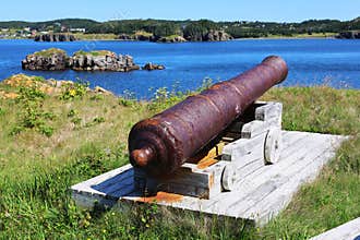 Cannon at Fort Point, Trinity, Newfoundland