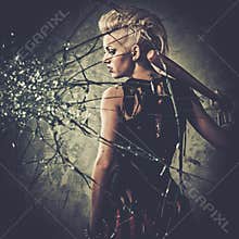 Troubled punk teenager