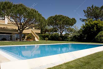 Beautiful villa with garden and a pool