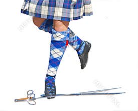 The Feet of a Highland Sword Dancer