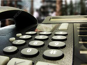 Telephone in a hotel bar