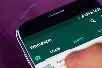 Whatsapp app menu