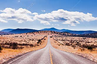 Davis Mountains High Desert Landscape Texas USA