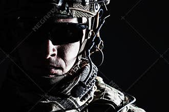 US Army Ranger close-up