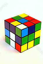 Scrambled rubik's cube
