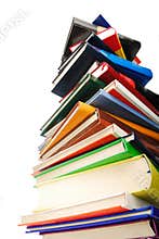 Books pile