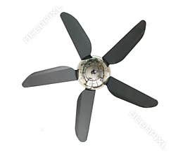 Propeller and ceiling fan isolated