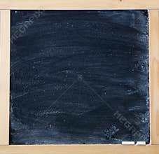Blackboard in wooden frame