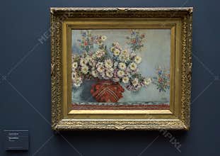 Chrysanthemums, by Claude Monet, 1878.