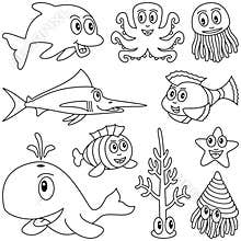 Coloring Marine Animals [1]