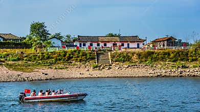 The Yalu River -- China DPRK border