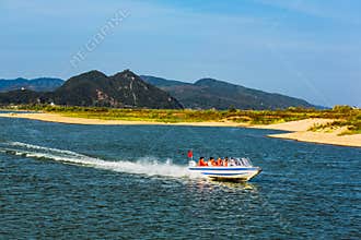 The Yalu River -- China DPRK border