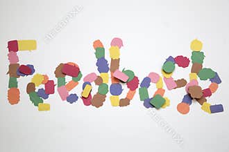 Word feedback with comic balloons background