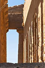 Inside the Temple of Concordia