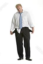 Bankrupt business man