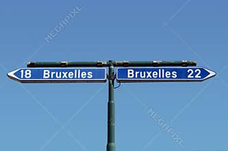 Ambiguous road-sign.