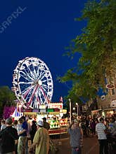 Carnival with Ferris wheel